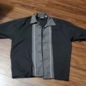 Burnside Black and Gray Shirt